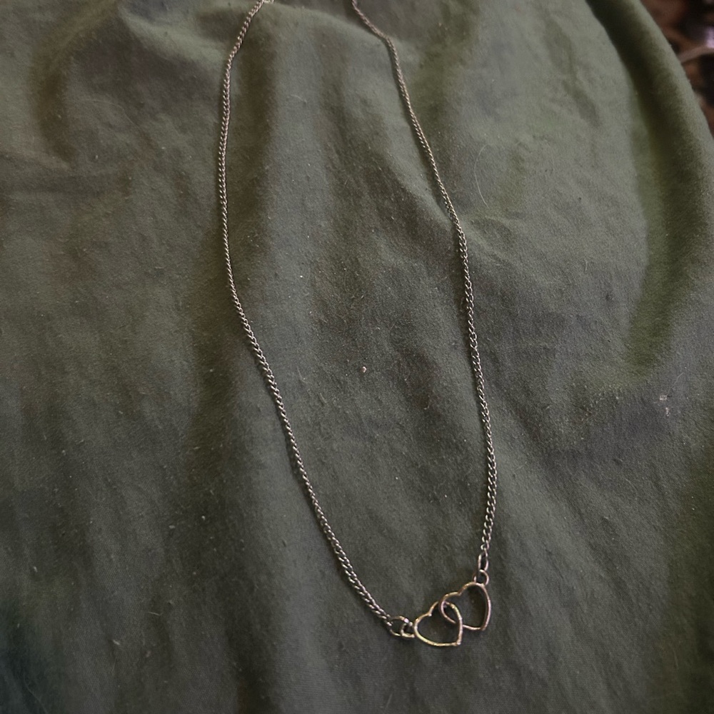 Elegant Silver Heart Necklace